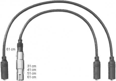 CLS238 Комплект кабелів високовольтних CHAMPION підбір по vin на Brocar