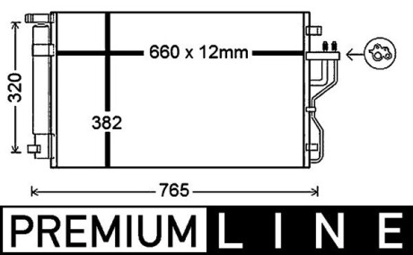 AC770000P SKRAPLACZ BEHR PREMIUM LINE MAHLE / KNECHT подбор по vin на Brocar