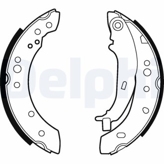 LS2013 Барабанные(тормозные) колодки DELPHI подбор по vin на Brocar