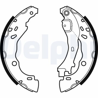 LS1975 Барабанные(тормозные) колодки DELPHI подбор по vin на Brocar