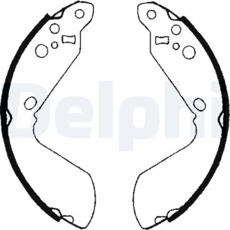 LS1651 Барабанные(тормозные) колодки DELPHI підбір по vin на Brocar