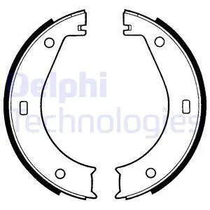 LS1573 Барабанные(тормозные) колодки DELPHI подбор по vin на Brocar