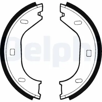 LS1370 Барабанные(тормозные) колодки DELPHI подбор по vin на Brocar
