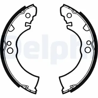 LS1285 Барабанные(тормозные) колодки DELPHI подбор по vin на Brocar
