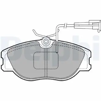 LP1400 Тормозные колодки DELPHI підбір по vin на Brocar