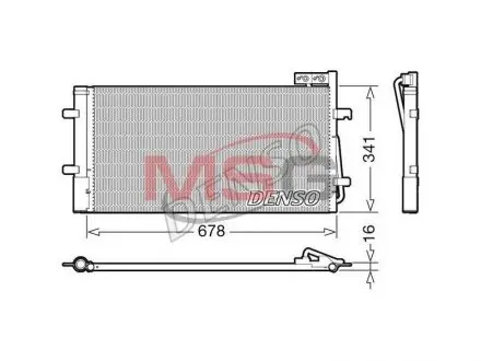 DCN02035 CH£ODNICA KLIMATYZACJI AUDI DENSO подбор по vin на Brocar