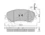 Колодки тормозные (передние) Nissan Qashqai II 13-/X-Trail 19-/Renault Kadjar 15- 2210100