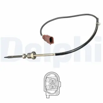TS30259 CZUJNIK TEMPERATURY SPALIN DELPHI підбір по vin на Brocar