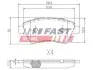 FT29531 Гальмівні колодки (набір) FAST підбір по vin на Brocar