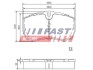 FT29092HD Тормозные колодки (набор) FAST підбір по vin на Brocar