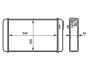 NAGRZEWNICA OPEL OMEGA A AH154000S