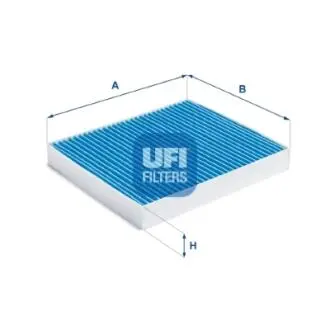3411400 Фільтр салону антибактеріальний UFI підбір по vin на Brocar