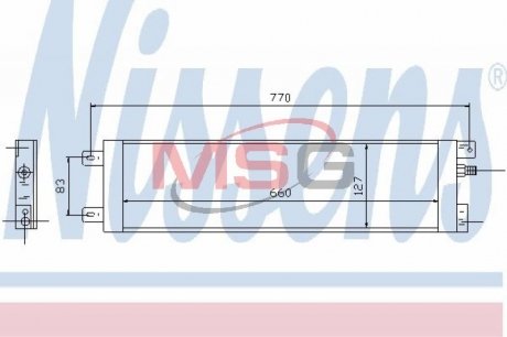 94558 Конденсатор, Кондиціонер NISSENS підбір по vin на Brocar