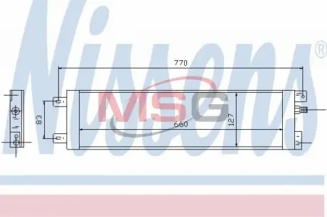 94558 Конденсатор, Кондиціонер NISSENS підбір по vin на Brocar