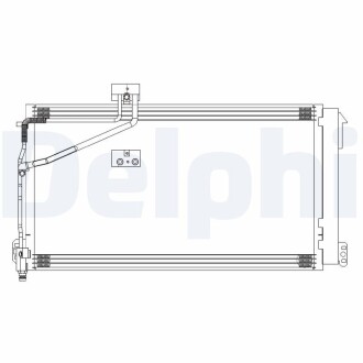 CF20309 Конденсатор, Кондиціонер DELPHI підбір по vin на Brocar