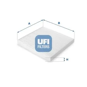 5321500 Фільтр повітря (салону) UFI підбір по vin на Brocar