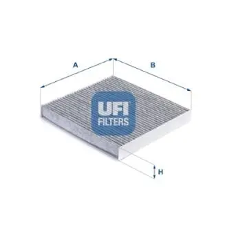 5430600 FILTR KABINOWY WEGLOWY UFI підбір по vin на Brocar