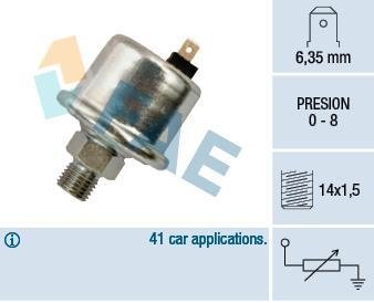 14530 Датчик, тиск масла FAE підбір по vin на Brocar