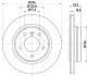 61000109 TARCZA HAM. BMW 3 E46 ASHIKA підбір по vin на Brocar