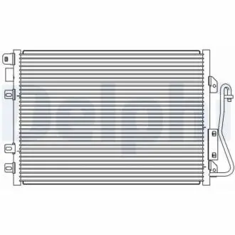 TSP0225620 Радіатор кондиціонера DELPHI підбір по vin на Brocar