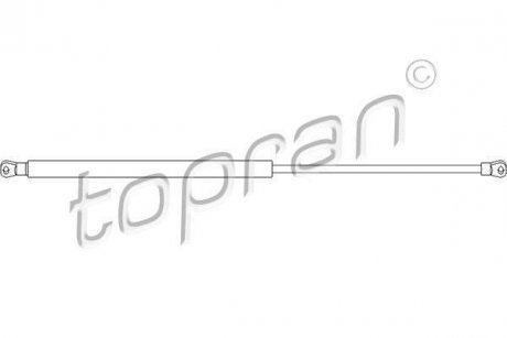 112057 Газова пружина капоту TOPRAN подбор по vin на Brocar