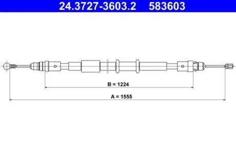 24372736032 LINKA HAM.L/P TARCZA ATE підбір по vin на Brocar