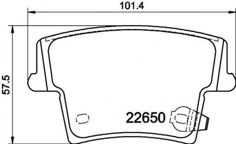 2265001 KLOCKI HAMULCOWE TYL TEXTAR підбір по vin на Brocar