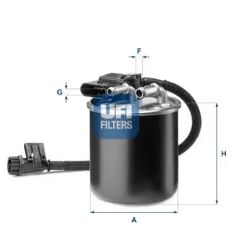 2419300 Фільтр паливний UFI підбір по vin на Brocar