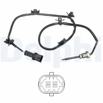 TS30216 CZUJNIK TEMP.SPALIN DELPHI підбір по vin на Brocar