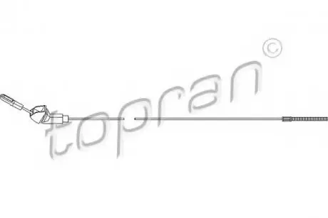 200871 Трос ручного тормоза TOPRAN підбір по vin на Brocar