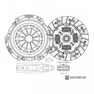 ADC430129 Комплект сцепления BLUE PRINT подбор по vin на Brocar