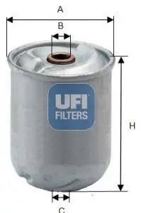 2590100 FILTR OLEJU WKLAD UFI підбір по vin на Brocar