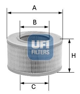 2771600 Фільтр повітряний UFI підбір по vin на Brocar