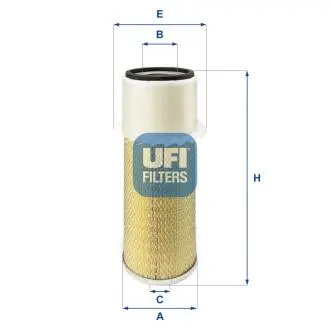 2793200 Фильтр воздушный UFI підбір по vin на Brocar