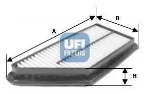 3023700 Фильтр воздушный UFI підбір по vin на Brocar