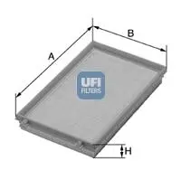 3024800 Фильтр воздушный UFI підбір по vin на Brocar