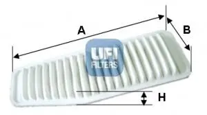 3033800 Фільтр повітряний UFI підбір по vin на Brocar