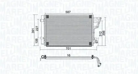 BC951 SKRAPLACZ KLIMAT. MAGNETI MARELLI підбір по vin на Brocar