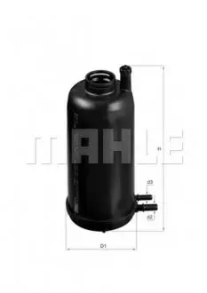 KL707 Топливный фильтр MAHLE / KNECHT подбор по vin на Brocar