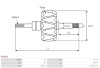 AR3001 Ротор, генератор AUTO STARTER підбір по vin на Brocar