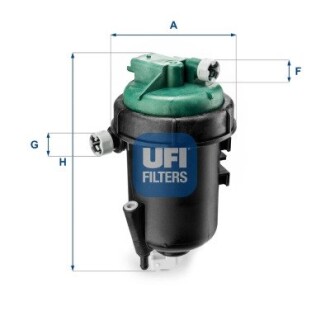 5514500 Топливный фильтр UFI подбор по vin на Brocar