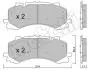 Колодки гальмівні (передні) Audi A6/A7/A8/Q7/Q8/VW Touareg 16- 2212520