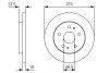 0986479R02 Тормозной диск BOSCH підбір по vin на Brocar