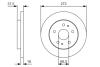 0986479R02 Гальмівний диск BOSCH підбір по vin на Brocar