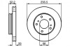 0986478485 Гальмівний диск BOSCH підбір по vin на Brocar