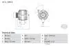 0986083970 ALTERNATOR REG. BOSCH підбір по vin на Brocar