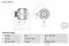 0986083960 ALTERNATOR REG. BOSCH підбір по vin на Brocar