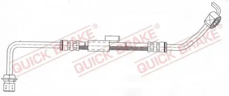 50946 Тормозной шланг QUICK BRAKE подбор по vin на Brocar