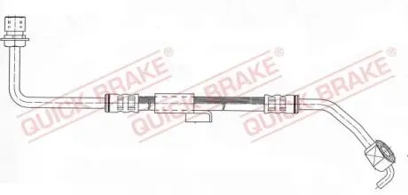50948 Тормозной шланг QUICK BRAKE подбор по vin на Brocar