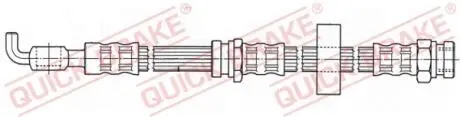 58978 Гальмівний шланг QUICK BRAKE підбір по vin на Brocar